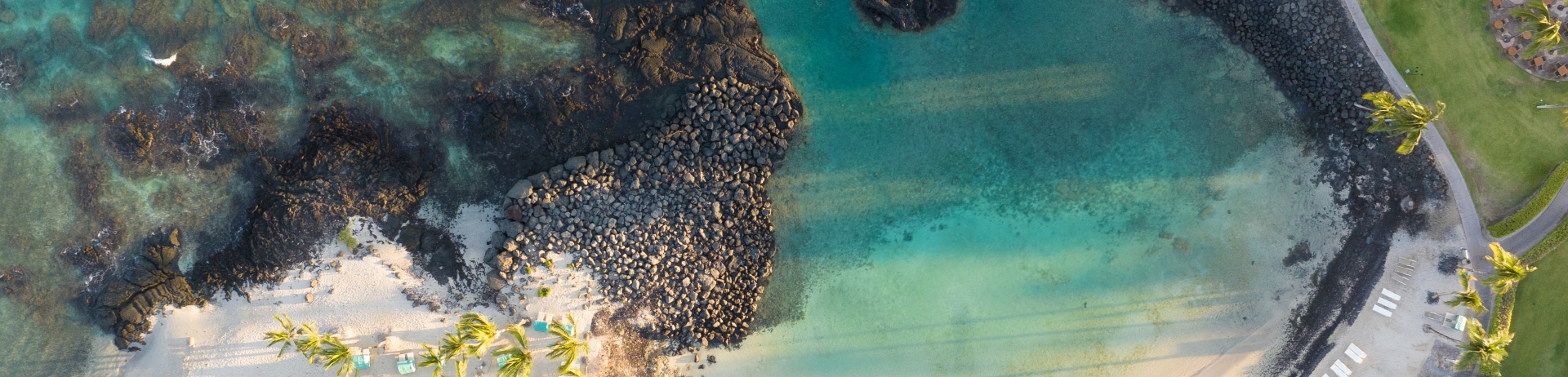 aerial view Pauoa Bay