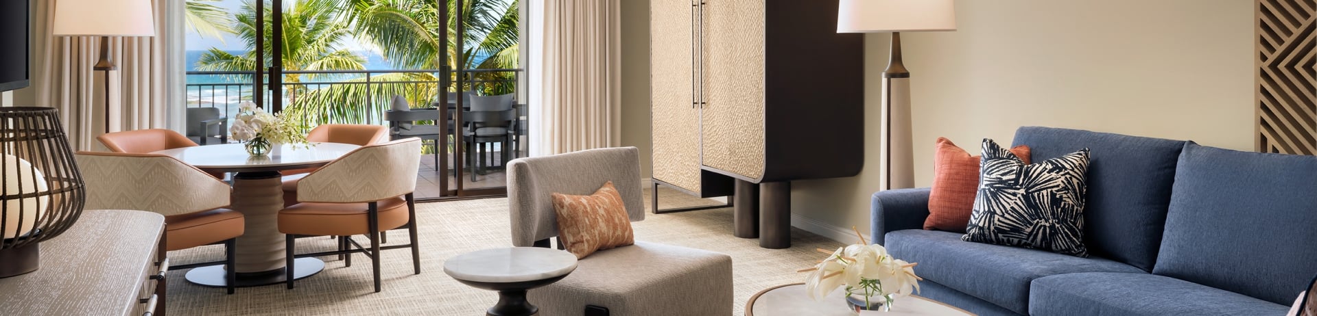 Oceanfront one bedroom suite