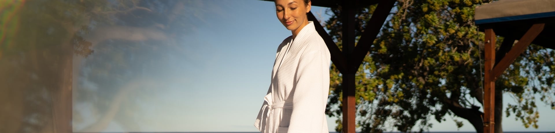 woman getting ready for a massage