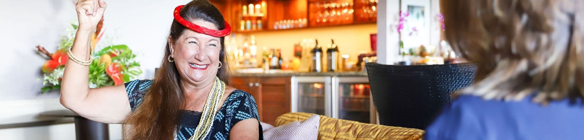 woman playing with kids