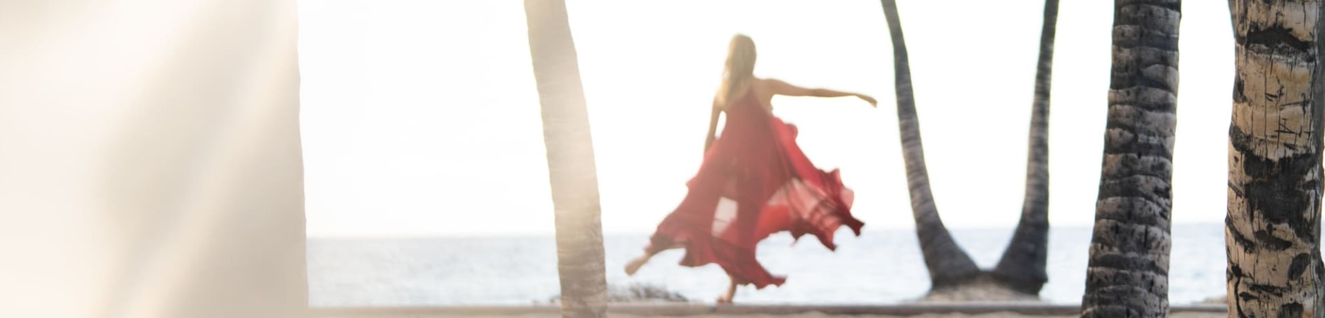 woman dancing on the beach