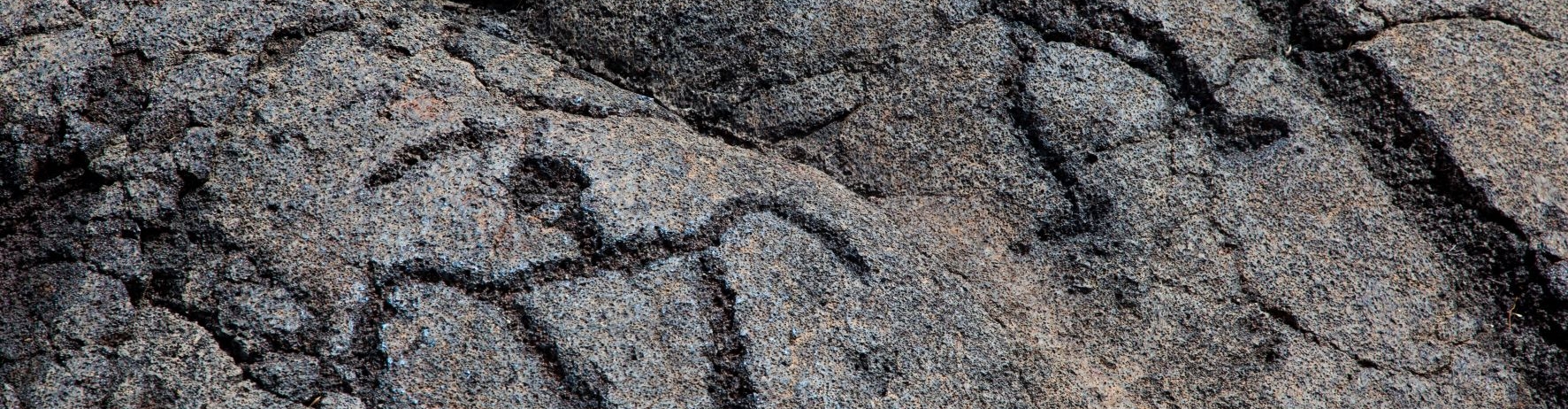 Petrogyph (lava etchings)