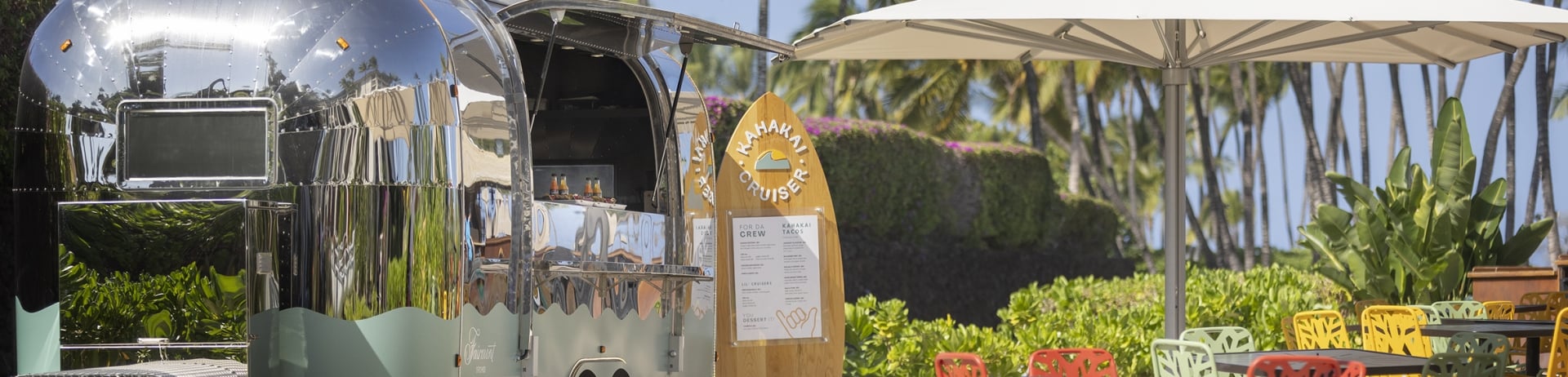 Airstream Food Truck on Beach