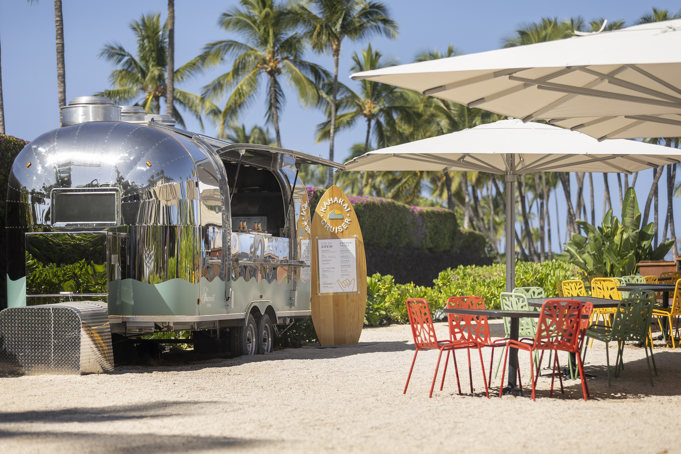 Airstream Food Truck on Beach